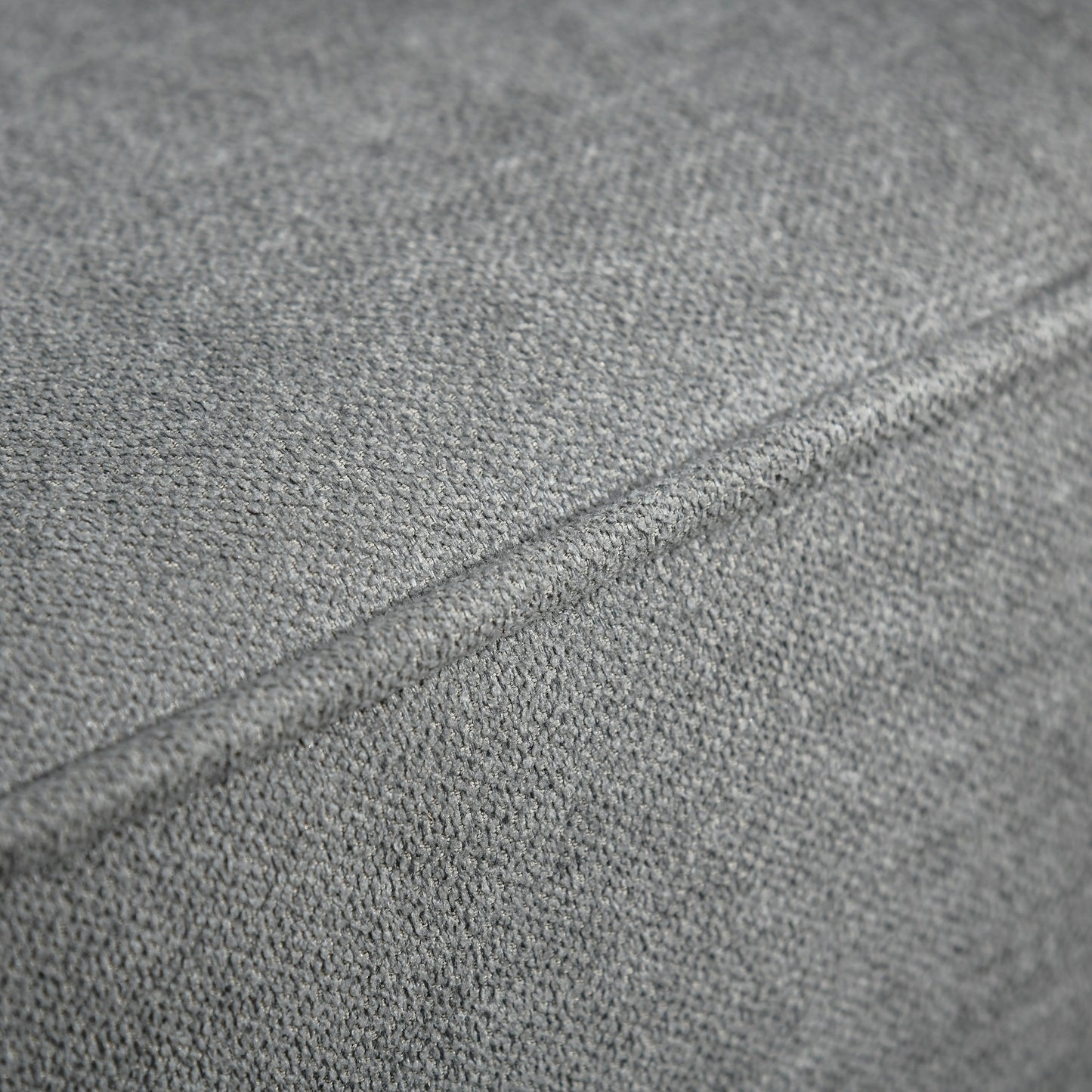 HOMCOM Schlafsofa 3-Sitzer Schlafcouch Stoffsofa Sofa mit Schlaffunktion Bettsofa mit verstellbarem Winkel Vintage Eukalyptusholz Baumwolle Grau