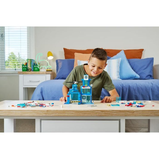 Construction Set - ZURU - Police Station (889 pieces) - Build the police headquarters with prison and vehicles
