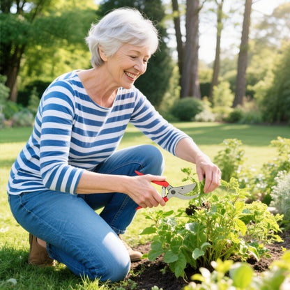 Outsunny Heckenschere Set 3-teilig Gartenschere Astschere mit Stahlklingen, Griff