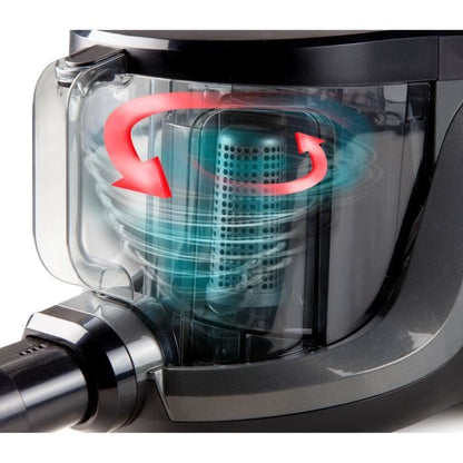 Domo do7295S - Bag without bag without bag - Cyclonic system - New Deep Clean brush - Pousing tank 2.5L