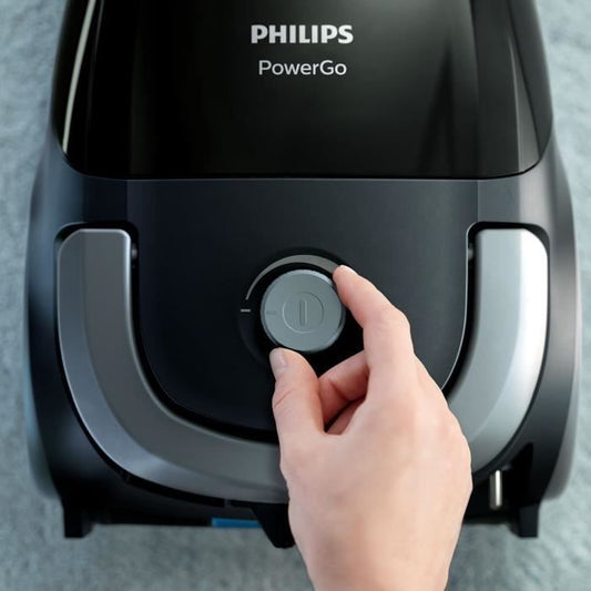 Cylinder vacuum cleaner with bag - PHILIPS FC8241/09 - 900 W - 77 dB - Intense black
