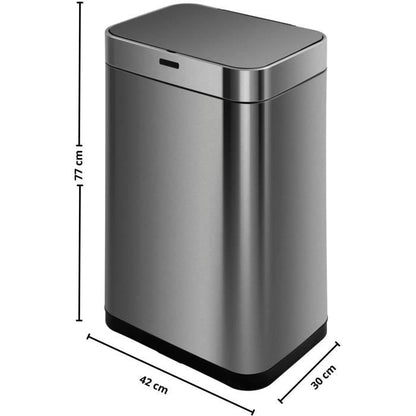 KITCHEN MOVE UPPER 60 L Automatic Kitchen Waste Bin - Stainless Steel