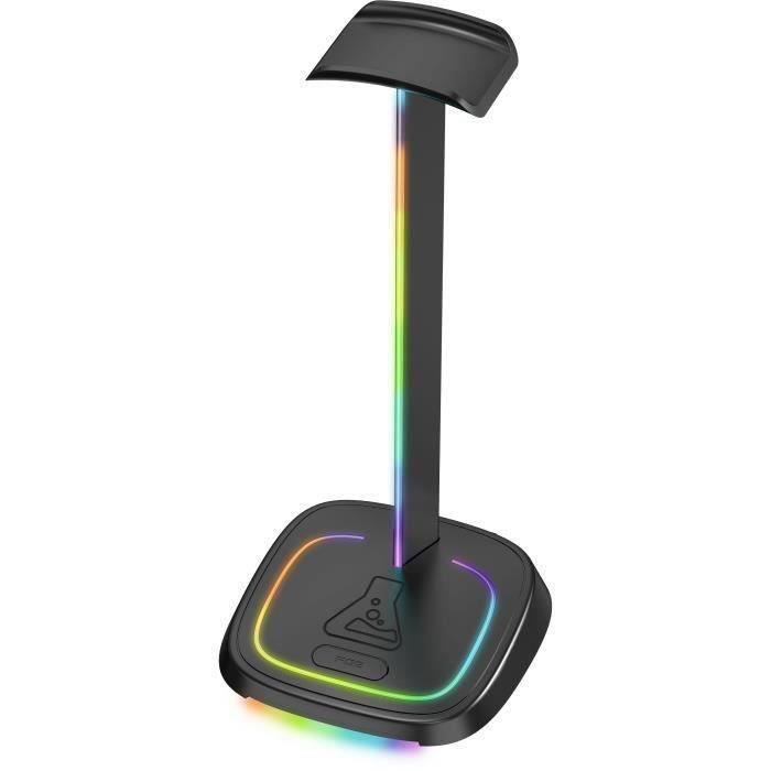 Gaming headset stand - The G-Lab - K-STAND-NEON RGB - USB/USB-C HUB - Wired - RGB lighting - Black