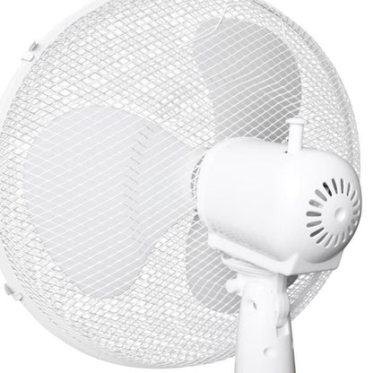 OCEANIC pedestal fan - 45W - Diameter 40 cm - Adjustable height - Oscillation - White