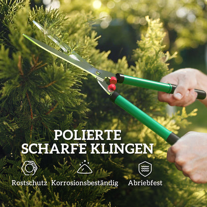 Outsunny Gartenschere Set 2-teilig Messerlänge 40 cm Astschere mit antihaftbeschichtete Metallklingen