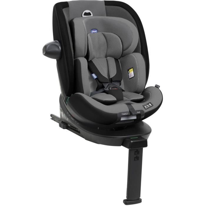 Car seat - CHICCO - EVERONE - Group 0/1/2/3 - I-Size - Rotating - Reclining - Reducer - Grey Black