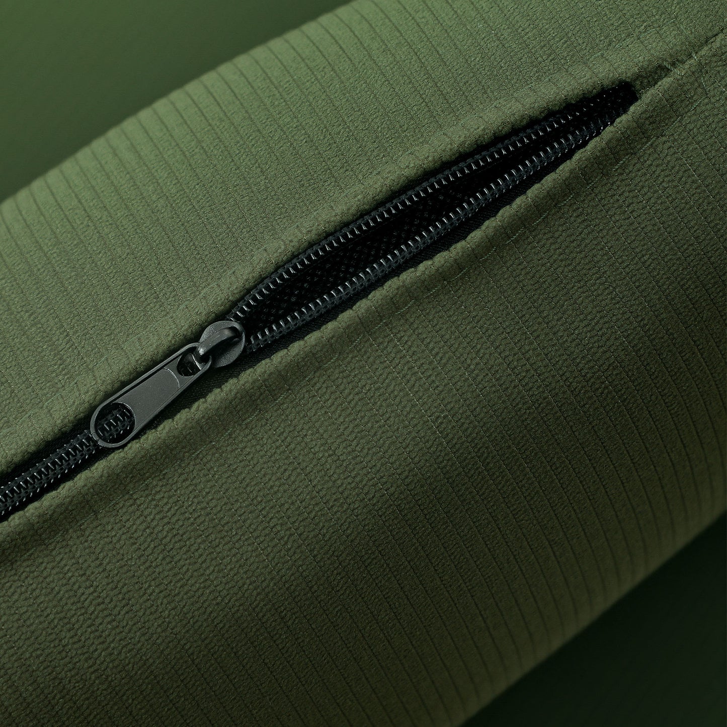 HOMCOM Moderner Armlehnstuhl, Gepolsterter Akzentstuhl mit Lendenkissen, Grün