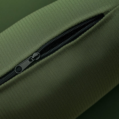 HOMCOM Moderner Armlehnstuhl, Gepolsterter Akzentstuhl mit Lendenkissen, Grün