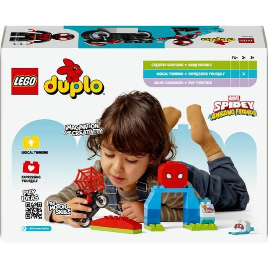 LEGO DUPLO Marvel 10424 Spin Bike Adventure - Spidey and Friends Toy