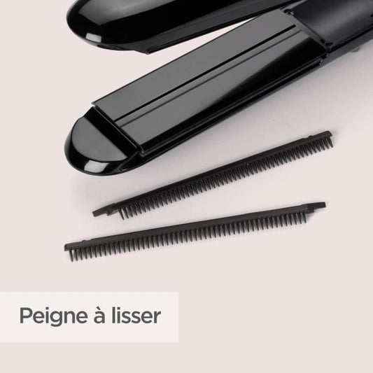 BABYLISS ST492E Steam Straight Steam Straightener - 39mm wide ceramic plates - 5 temperatures 150 ° C-230 ° C-Advanced Ceramics Heater
