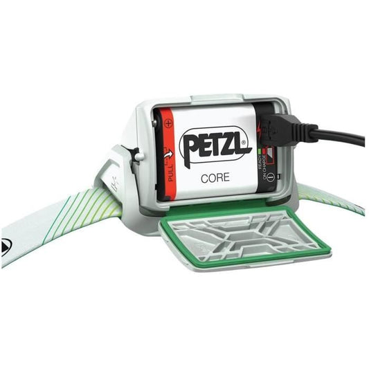 Headlamp - PETZL - ACTIK CORE - Fishing / Navigation - 600 lumens - Rechargeable battery included - Green
