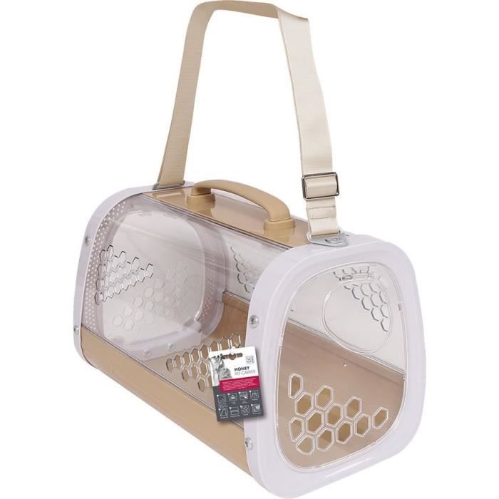 Cat - dog transport bag 59.1x38.1x35.4 cm - Mpets - HONEY - Coffee