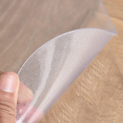 HOMCOM Bodenschutzmatte, rutschfest, 1,5mm dick, 90x120cm, Transparent