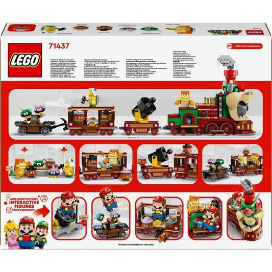 LEGO Super Mario 71437 Bowser's Express Train - Toy with Nintendo Characters