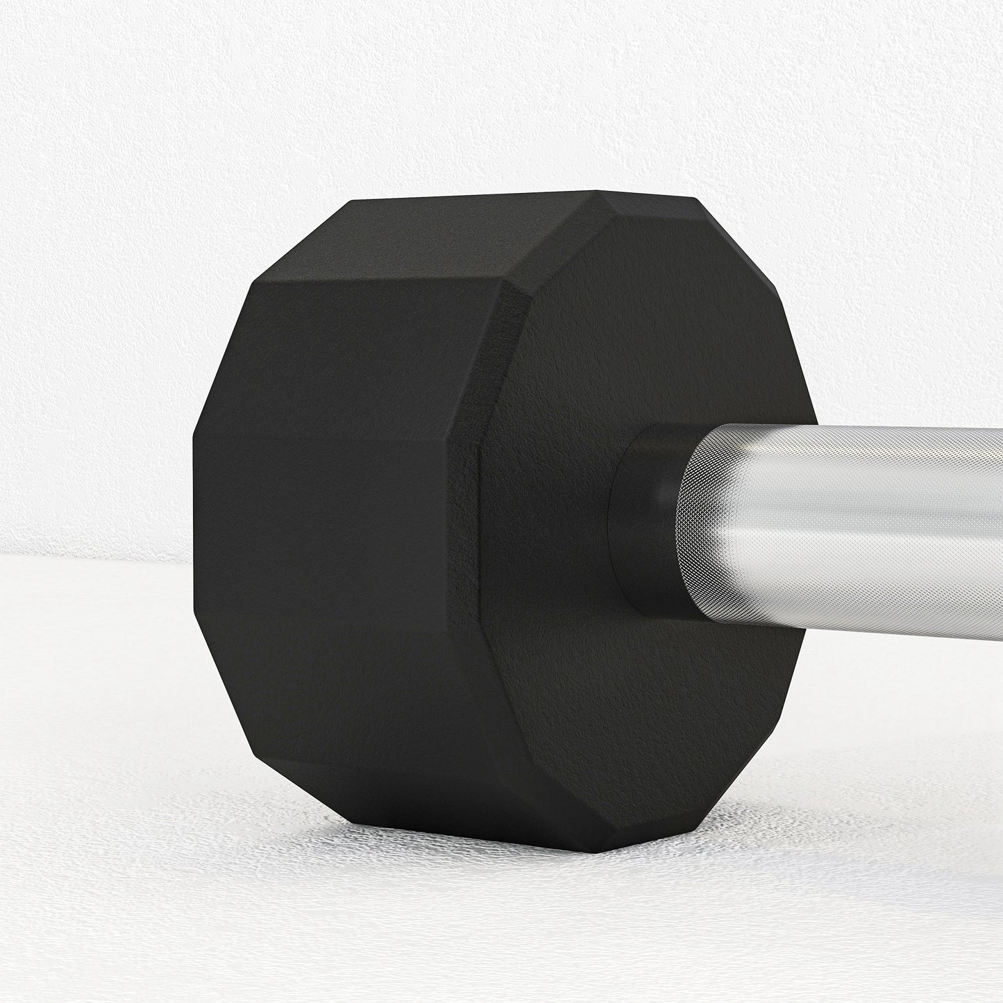 SPORTNOW Kurzhantel-Set 2 x 10kg, kein Wegrollen, rutschfester Griff, Gummimantel, Metallkern, Schwarz
