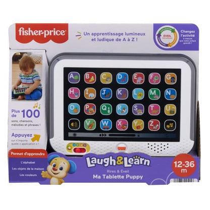 Fisher-Price-My Laugh and Learn Tablet-Musical tablet in French HXB67