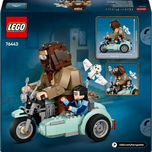 LEGO Harry Potter 76443 Hagrid and Harry's Motorbike Ride - Building Game Ages 9