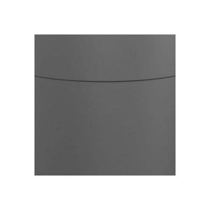 Flower pot and round Capri Capri - Plastic - Water tank - Diameter 35 cm - Anthracite - Artevasi