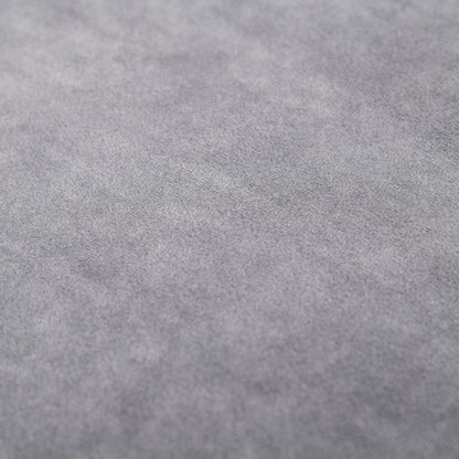 HOMCOM 4er-Set Esszimmerhocker Stapelbar Esszimmerstühle Küchenstuhl mit gepolstertem Sitz, Samtoptik Sitzhocker Samt für Küche Esszimmer Metall Grau 41,5 x 41,5 x 46 cm