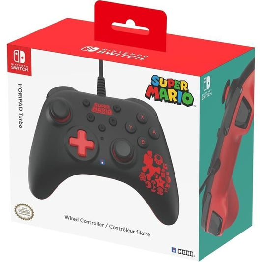 Wired Controller - Horipad Turbo - Mario-Accessory-SWITCH