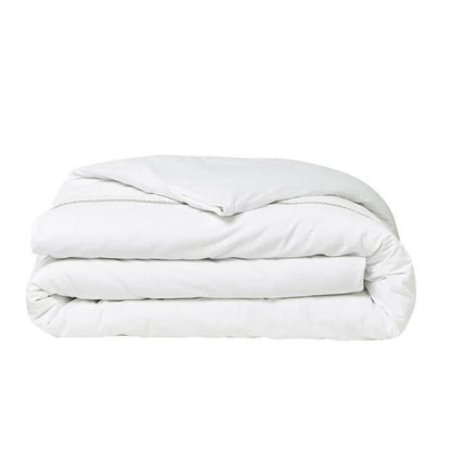 TODAY PRESTIGE TODAY Bed Parliament - 220 x 240 cm - 2 people - 100% percale lace finish - chalk