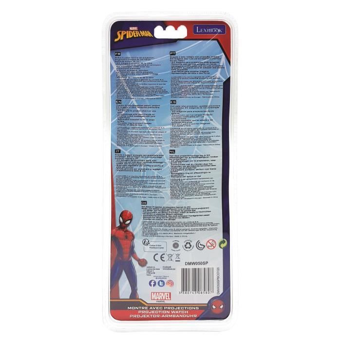 SPIDER-MAN Digital watch with projection of 20 images - LEXIBOOK