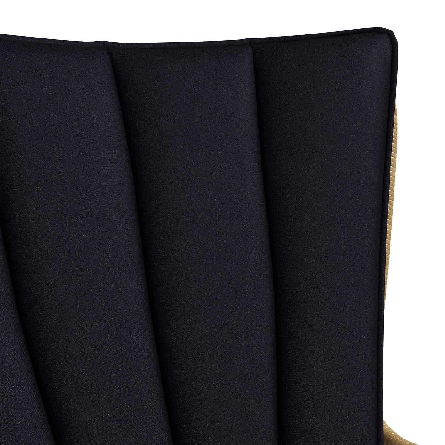 Outsunny Bistro-Set Balkonmöbel-Set Balkonmöbel, Boho-Stil, wetterbeständig, 76 x 66 x 96 cm, Schwarz