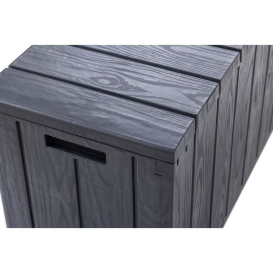 BRAVO garden chest - Resin - Capacity 270L - Anthracite