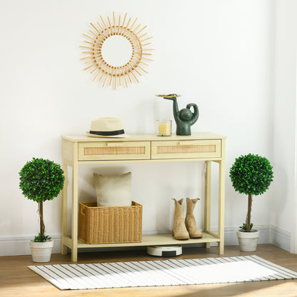 HOMCOM 2er-Set künstliche Buchsbäume Kunstpflanze künstliche Pflanzen, inkl. Kunstmoos, 1 Übertopf, 28 cm x 28 cm x 60 cm, Grün