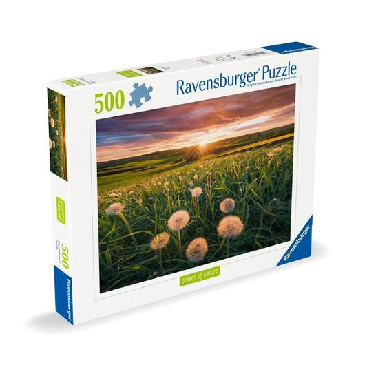 Puzzle 500 pieces Dandelions at dusk, Ages 12 and up, Premium quality puzzle, 12000592, Ravensburger