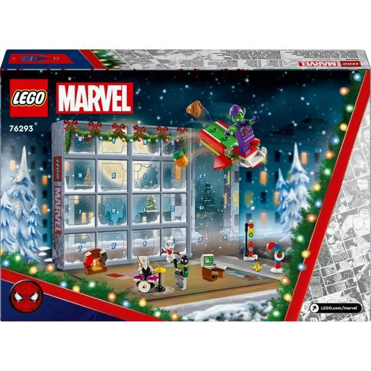 LEGO Marvel 76293 Spider-Man Advent Calendar 2024 - Festive Gift for Kids