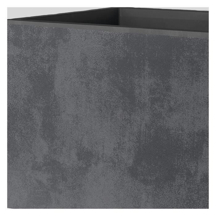 Muret Planter - DEROMA - Millennium R - Anthracite - With water reserve - 79 cm