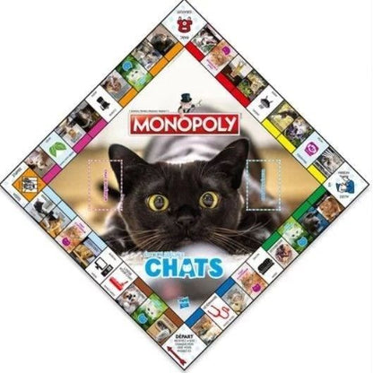 Monopoly Cats - Board Game - WINNING MOVES - Monopoly featuring cats in different locations.