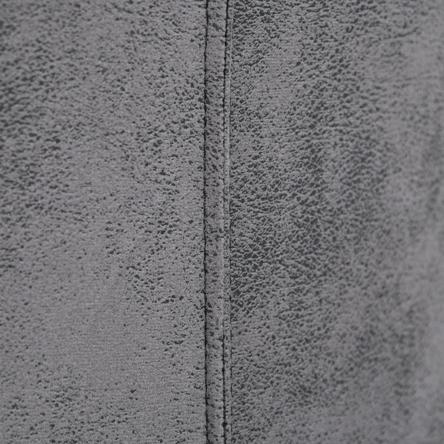 HOMCOM 4er-Set Freischwinger Esszimmerstühle 4-teilig Küchenstühle, Mikrofaser, 45 x 61 x 98 cm, Grau