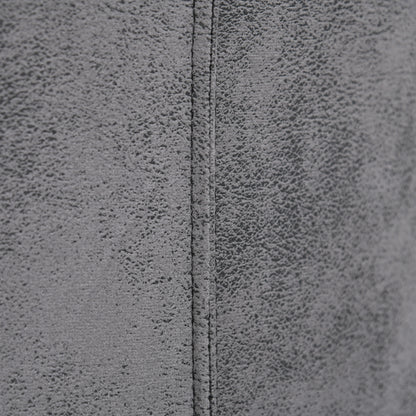 HOMCOM 4er-Set Freischwinger Esszimmerstühle 4-teilig Küchenstühle, Mikrofaser, 45 x 61 x 98 cm, Grau