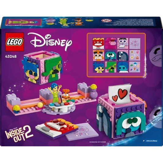LEGO | Disney 43248 Pixar's Inside Out 2 Emotion Cubes - Joy & Anxiety Set