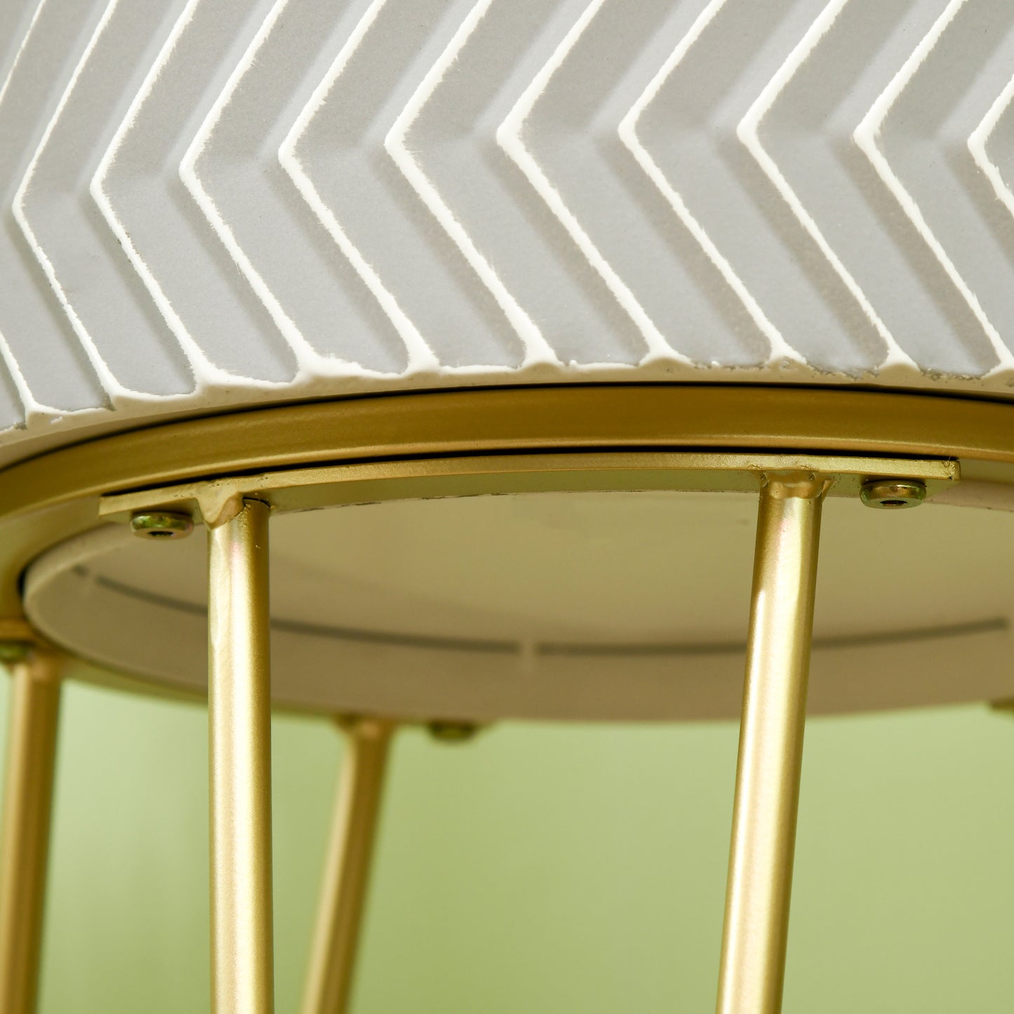 Outsunny Set av 2 Blumenständern, dekorativ design, Metallrahmen, 30 x 30 x 67 cm