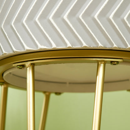 Outsunny Set av 2 Blumenständern, dekorativ design, Metallrahmen, 30 x 30 x 67 cm