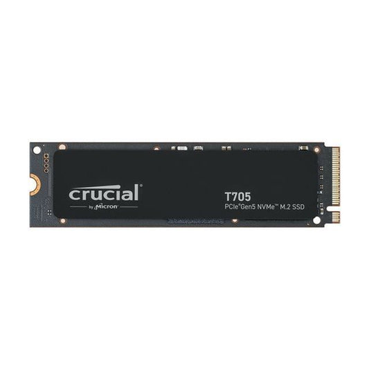 Internal Gaming SSD - CRUCIAL - T705 SSD 2TB PCIe Gen5 NVMe M.2 - Backwards compatibility PCIe 3.0 and 4.0