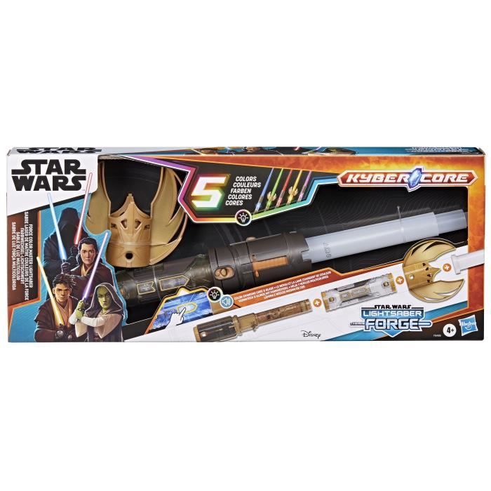 Master Force Colors Lightsaber, 5 Colors, Electronic Lightsaber with Color Changing Blade, Ages 6 and Up