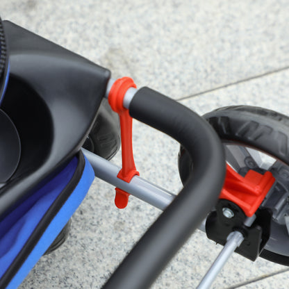 PawHut Hundebuggy Hundewagen bis 10 kg Klappbar Regenschutz Bodenkorb 2 Becherhalter 75 cm x 45 cm x 97 cm, Blau