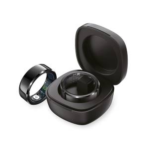 TECHMADE TM-NEXA-BK12 Smartring con Charging Box Black TG 12 21.6mm