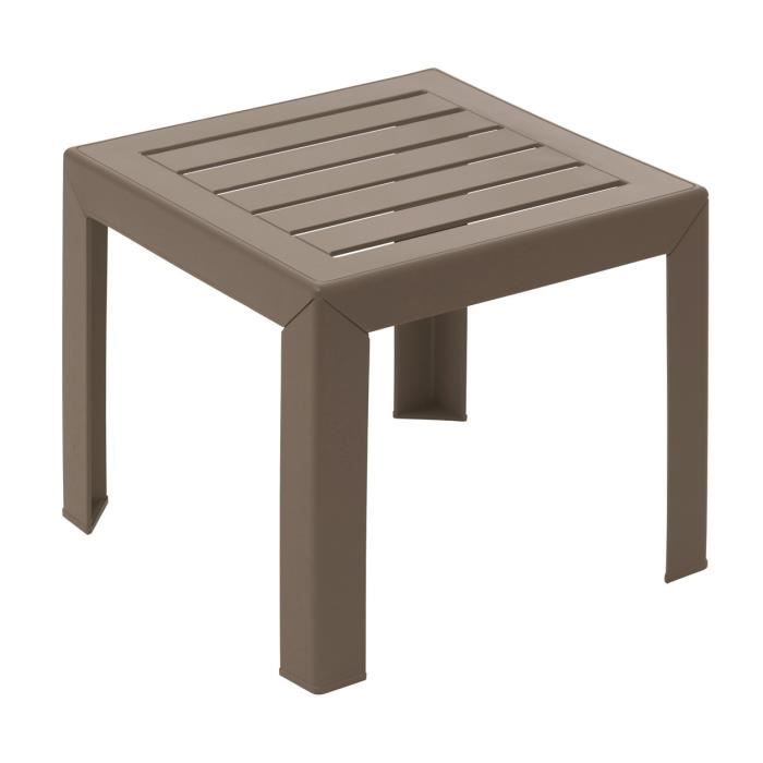 Miami coffee table 40x40cm taupe
