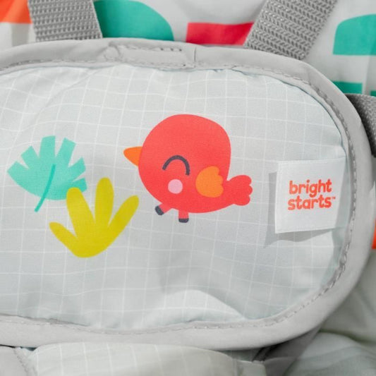 BRIGHT STARTS Playful Paradise portable baby swing, compact and automatic with music, from birth