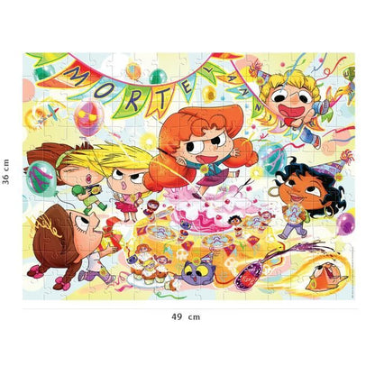 Nathan Mortel Birthday Mortelle Adele Puzzle - NATHAN - 150 pieces - Cartoons and comics - Child