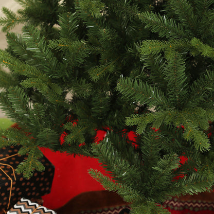 HOMCOM Weihnachtsbaum, Kunsttanne, naturgetreu, breit & üppig, 180 x Φ105 cm, Grün