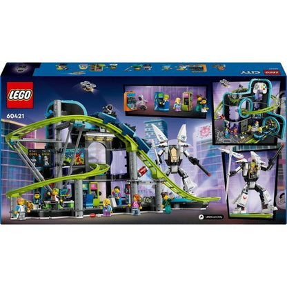 LEGO City 60421 Robot World Amusement Park - Funfair Games for Kids 8 Years Old