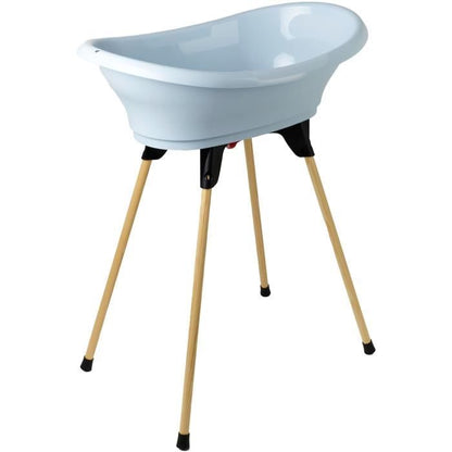 THERMOBABY BATH KIT VASCO Fleur Bleue: bathtub + feet + drain hose