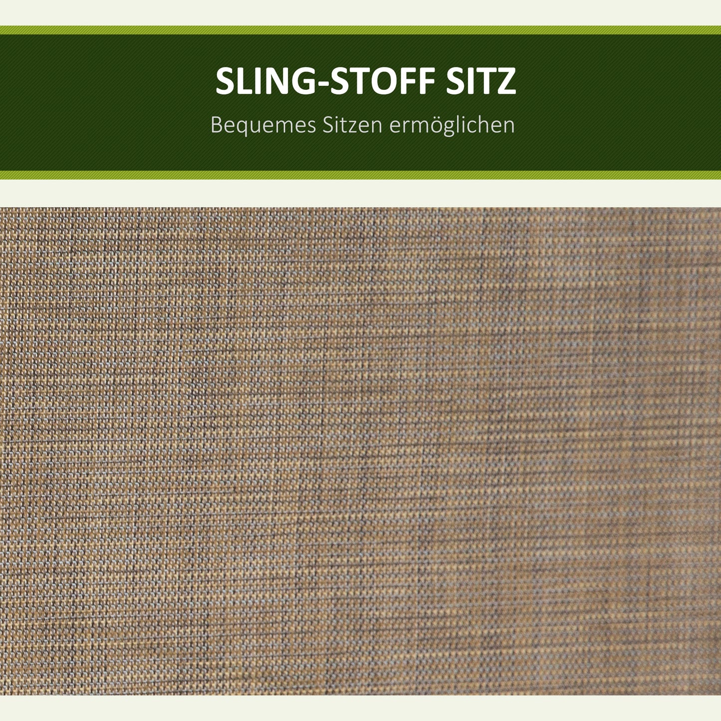 Outsunny 3-Sitzer Hollywoodschaukel, Gartenschaukel mit Sonnendach, Schaukelbank mit Ablage, Aluminium, 196 x 128 x 172 cm, Braun