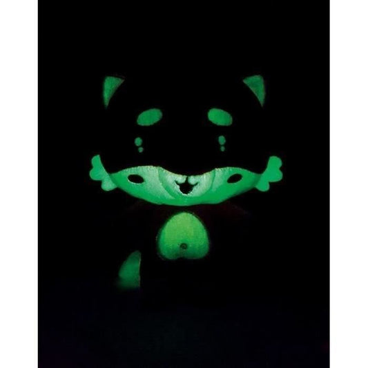 Natural luminous plush toy - JEMINI - Luminou fox mini mim's - Works without battery - +/- 15 cm